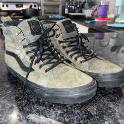 2. RARE Vans Sk8-Hi Pat Moore grape leaf 7.5 men / 9.0 women $70 ($100+ new retail)