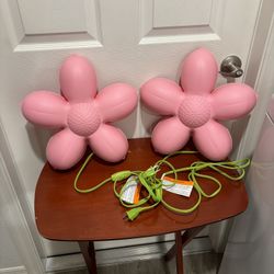 Flowers Lamps For Wall With Lights 