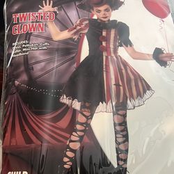 Halloween Costume Twisted Clown
