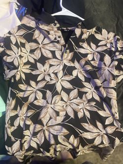Flower Dress Shirt Medium