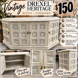 Vintage Drexel Heritage Buffet Sideboard