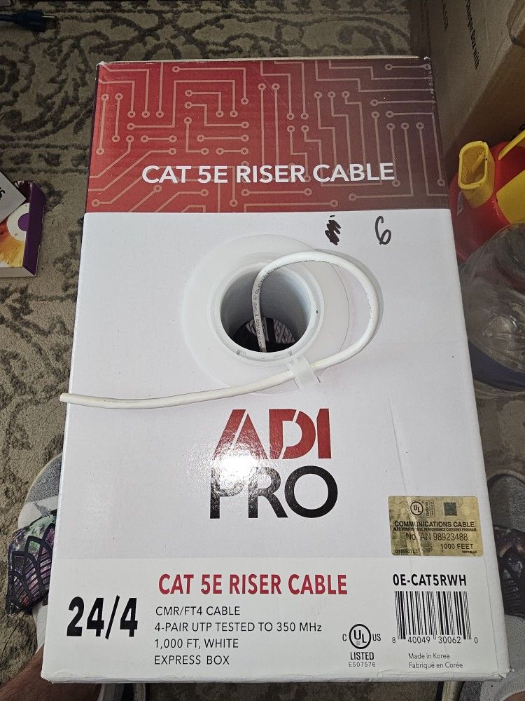ADI PRO CAT 5e Riser Cable