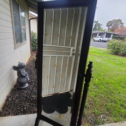 Mirrored Jewelry Cabinet 
