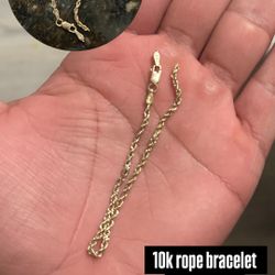 Gold Rope Bracelet 