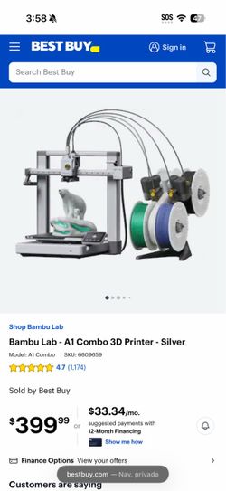 Bambu lab A1 combo ams
