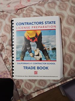 California Contractor State License Preperation Trade Book