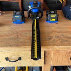 Kobalt 80V Hedge Trimmer w/ Batteries And Charger