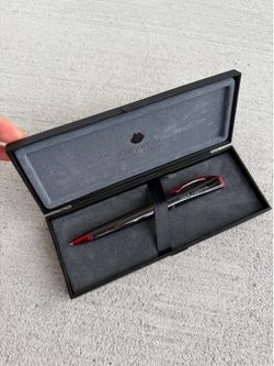 Monteverde USA Impressa Ballpoint Pen Gunmetal Red w/ Original Gift Box Rare