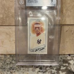 Aaron Judge, Topps, Allen And Ginter Mini Beckett Graded
