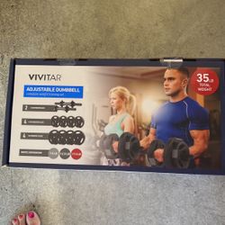 Vivitar Adjustable Dumbbell 