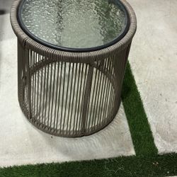 Outdoor end table