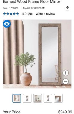 Earnest Wood Frame Floor Mirror
