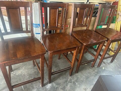 Wood Chairs/Stools