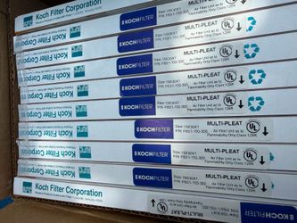Koch Filter Corporation Multi-Pleat air filters are sized at 15x30x1.