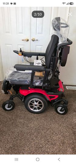 Brand NEW #P323BOBBMU8 Vector Merits Tiltable Wheelchair Scooter video available