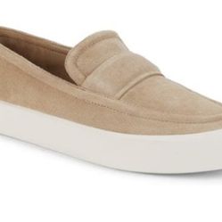 Vince Ghita Suede Platform Penny Loafers. Size 7. Retail $275 