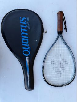 Vintage Ektelon Quantus Graphite Racquetball Racquet & Original Case