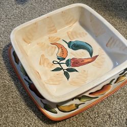 Serving Dish And Tray