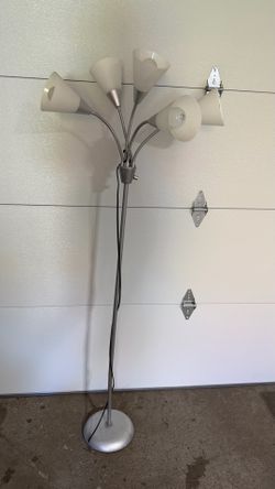 Multi head floor lamp