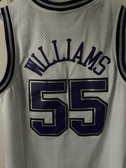 NBA Kings 55 Jason Williams White Nike Swingman Men Jersey