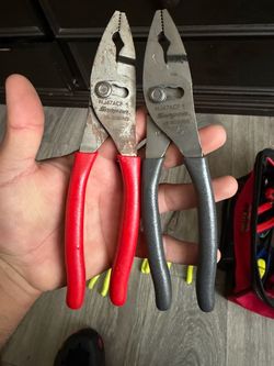 Snap-on HJ47ACF 8” Talon Grip FlankJaw Pliers – 2 Piece Set
