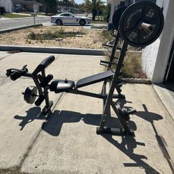 Weight Bench With Weights 