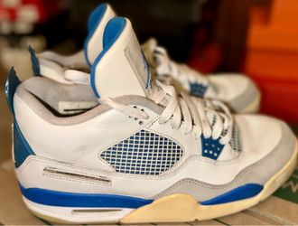 Jordan 4 Retro “Military Blue” 11m NB used