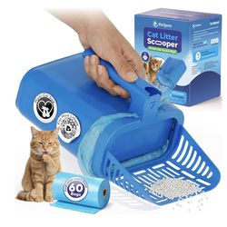 NEW/ Cat Litter Scoop – Durable Litter Scooper with Deep Shovel, Easy Clean Design for Fast Waste Removal, Ideal for Daily Cat Litter Box Cleaning