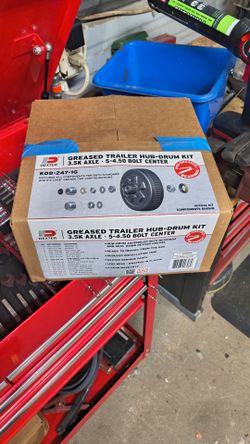 2 new complete trailer hub kits