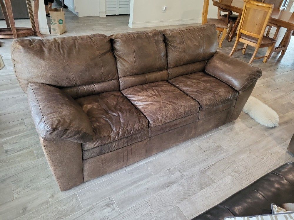 Leather Sofa Set (3 and 2 seat)