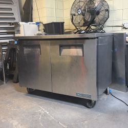 True TUC-48F-HC ADA 48 1/2" W Undercounter Freezer w/ (2) Sections & (2) Doors, 115v