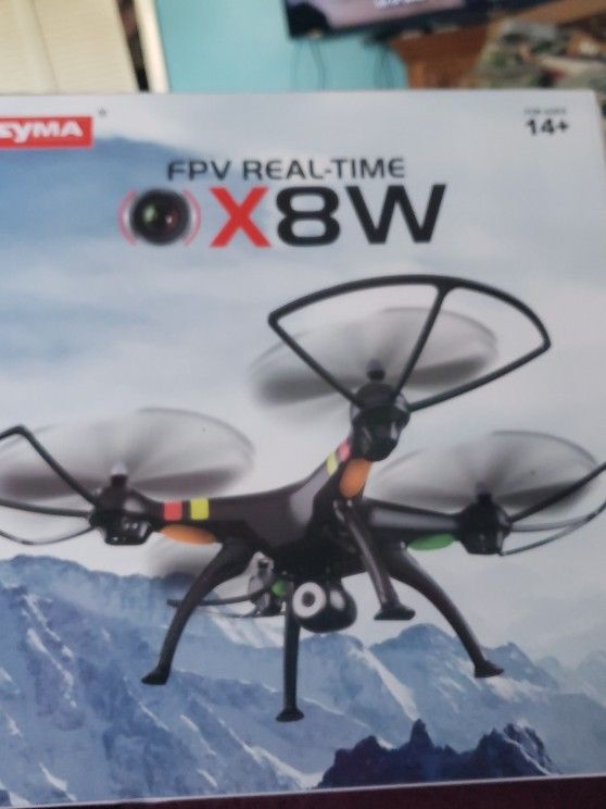 Syma X8W 2.4Ghz 4CH RC Headless FPV (Real Time) Quadcopter with WiFi Camera - Black

