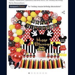 Mickey Mouse Party Decor 