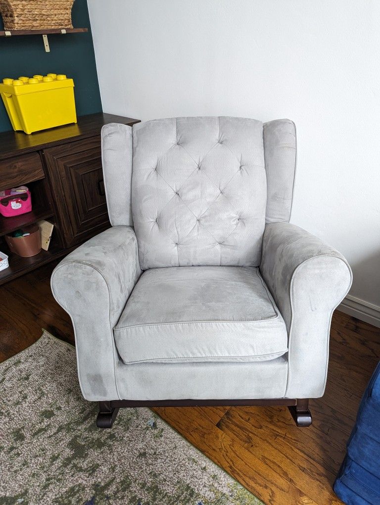 Delta Kids Upholstered Rocking Chair Arm Chair