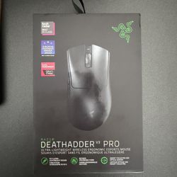 Razer DeathAdder V3 Pro Gaming Mouse: 63g Ultra Lightweight - Focus Pro 30K Optical Sensor - Fast Optical Switches Gen-3 - HyperSpeed Wireless - 5 Pro