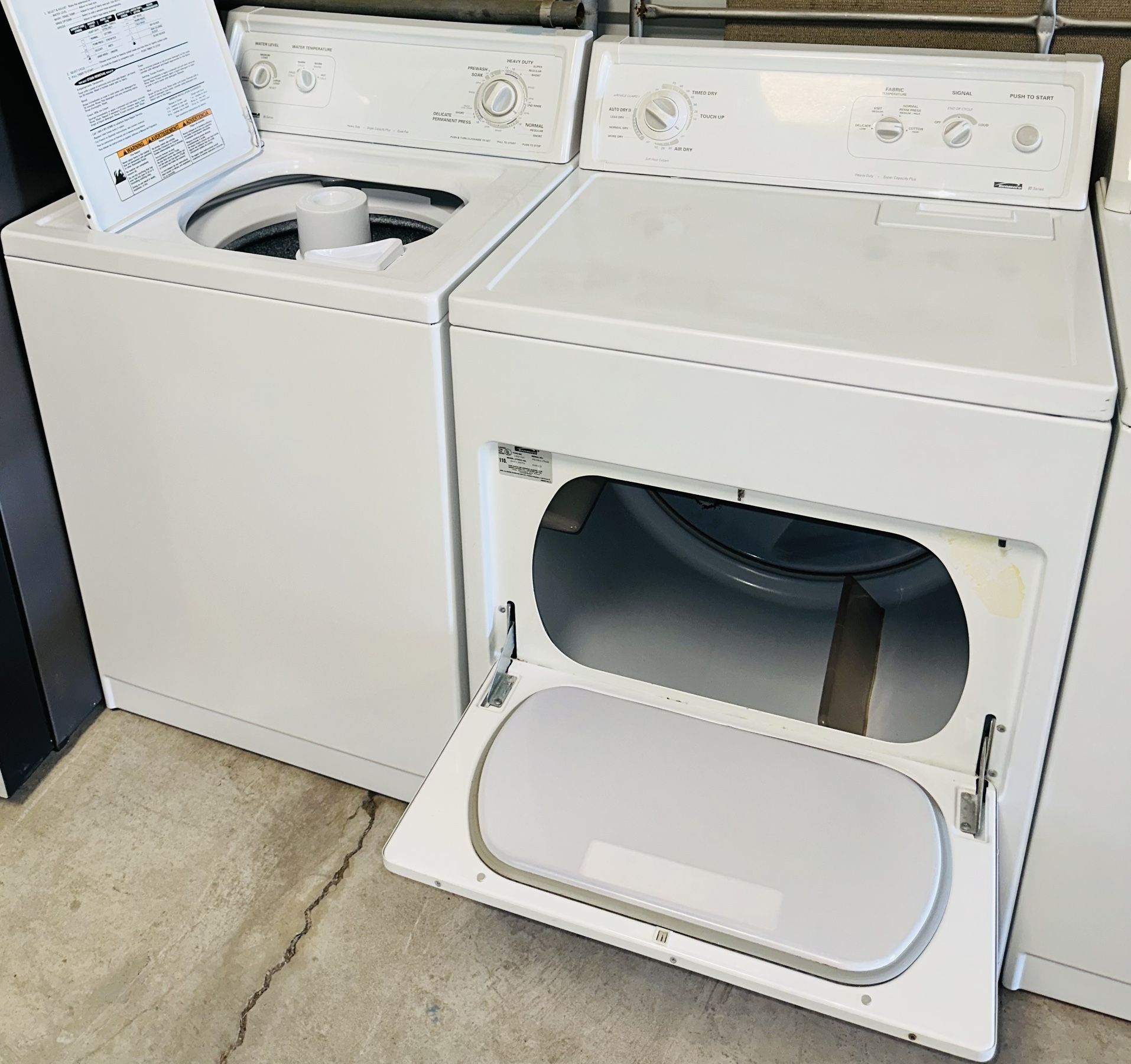 Kenmore 80 Series Washer And Dryer Matching Set