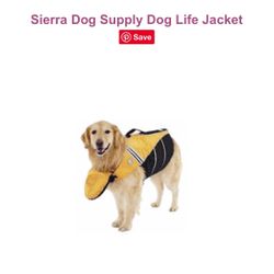 Dog Life Jacket (large bread)