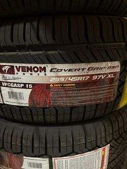 235/45/17 Venom Power Convert Grip LLANTAS NUEVAS
