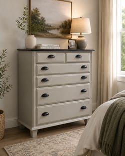 4 Drawer Tallboy Dresser | Modern Farmhouse Style
