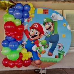 Mario Bros Back Drop
