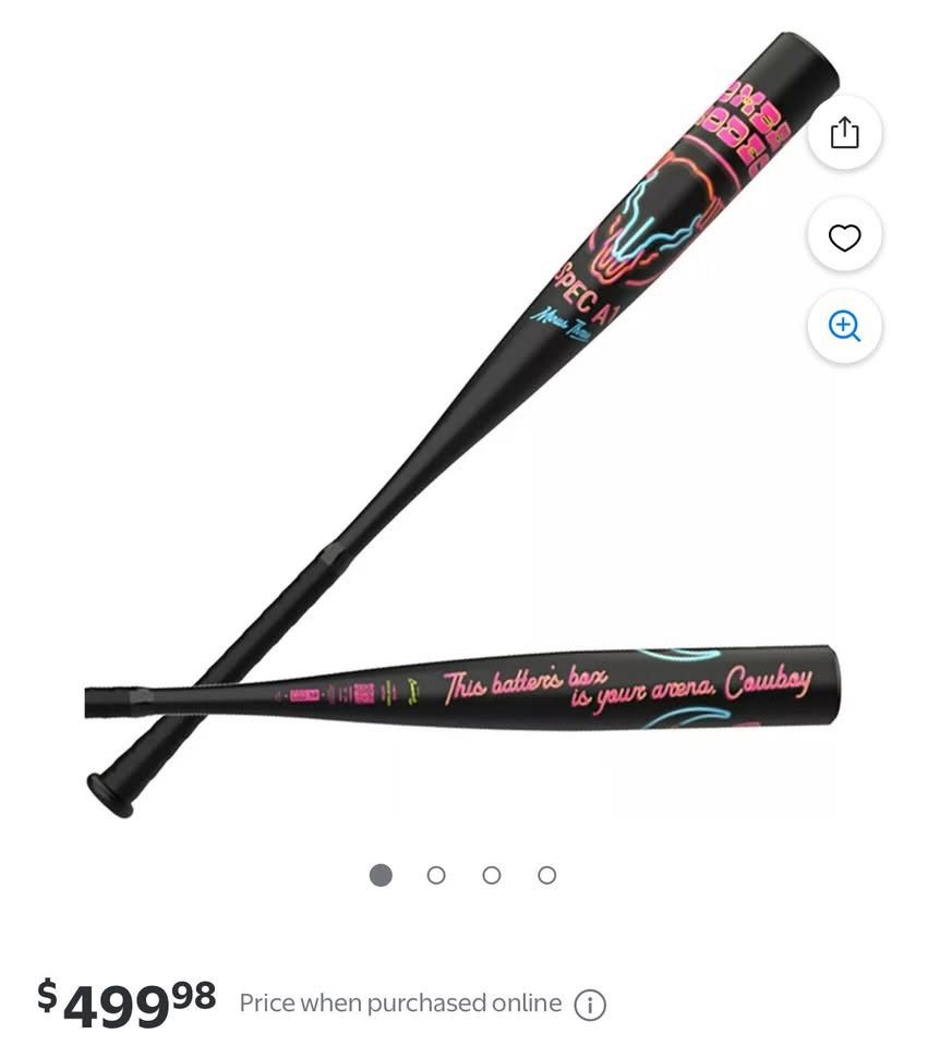 COMBAT MFG Midnight Rodeo "Arena" SPEC-A1 BBCOR Bat, 33 INCH