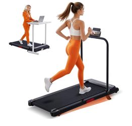 Small walking pad theadmill with handles bar