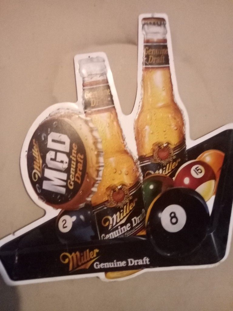 miller light eight miller light eight ball it manager 29 inches tall and 28 inches wide