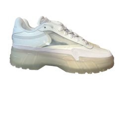 Club c cardi women reebok shoes white clear low top casual Sneakers size 10 