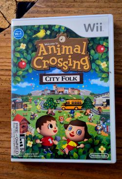 Nintendo Wii Animal Crossing: City Folk Game