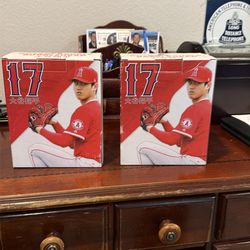 Shohei Ohtani 2018 Rookie Season Double Bobblehead