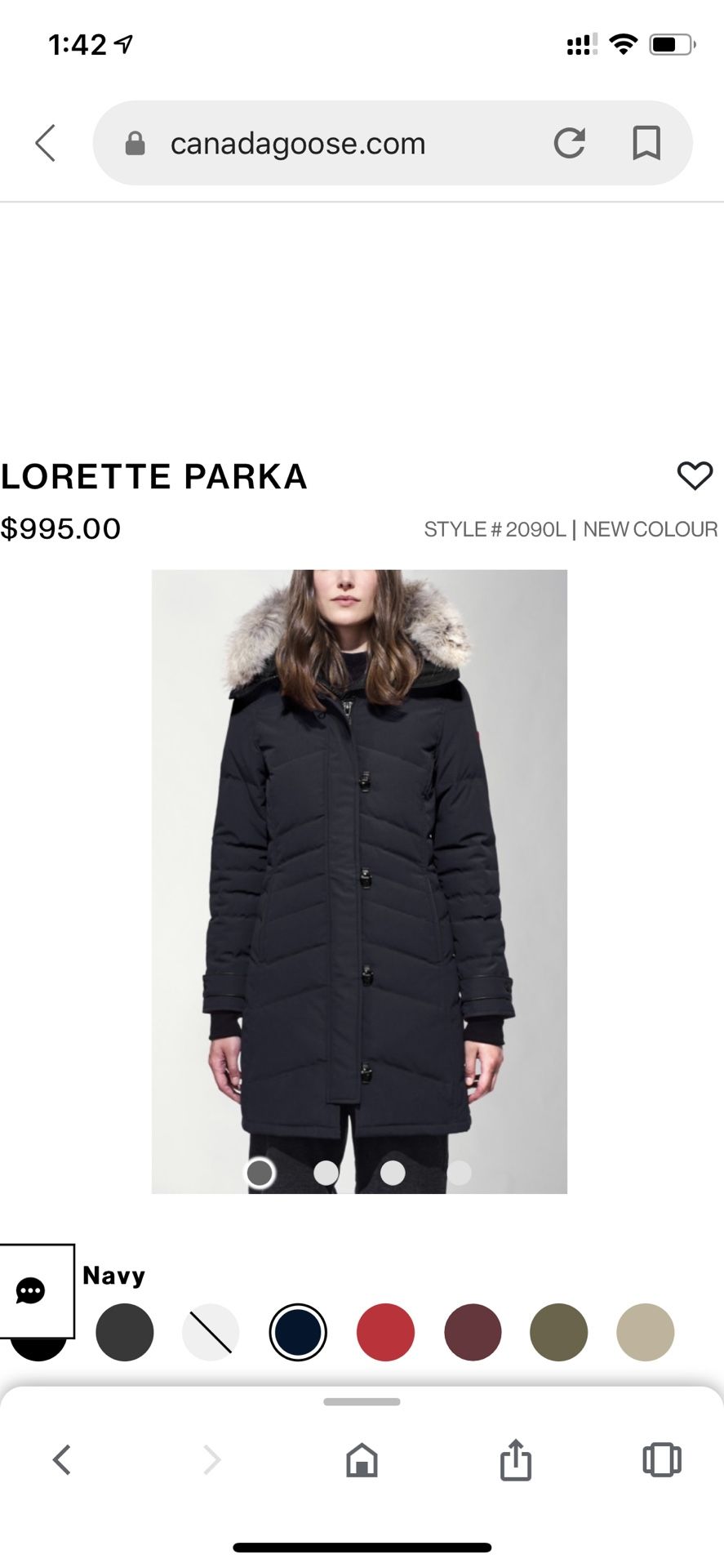 AUTHENTIC Canada Goose - Loretta Parka for Women: BRAND NEW NEVER USED
