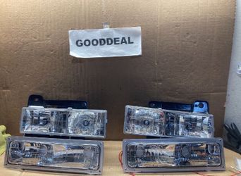 #114 Fit 88-93 Chevy C10 Headlight Pair 