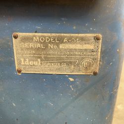 1950 Pepsi Cola machine.   Blue