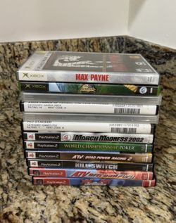 PS2 and Xbox Games Bundle Lot